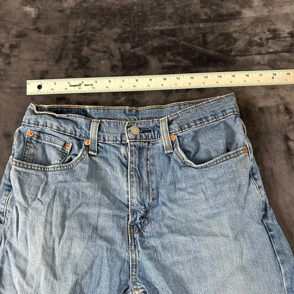 Levi's 505 Regular Fit Jeans Mens W31 L30 Blue Light Wash Straight Leg
